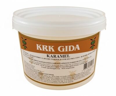 KRK - Karamel Gıda Renklendiricisi (Karamel)Toz Gıda Boyası E 150A -1Kg