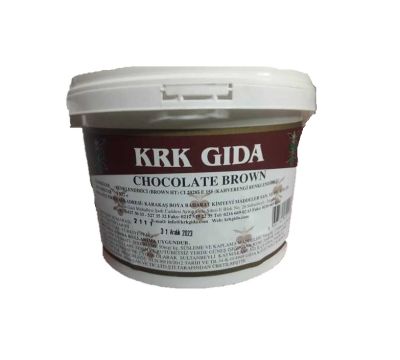 KRK - Chocolate Brown Gıda Renklendiricisi (Kahverengi) Toz Gıda BoyasıE 155 -1Kg