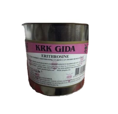 KRK - Erithrosine Gıda Renklendiricisi (Pamuk Şekeri Pembe) E 127 Toz Gıda Boyası -1Kg