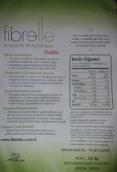 FİBRELLE - Fibrelle 2,5kg Duble Mix Prebiyotik Lifli Tatlandırıcı (1)