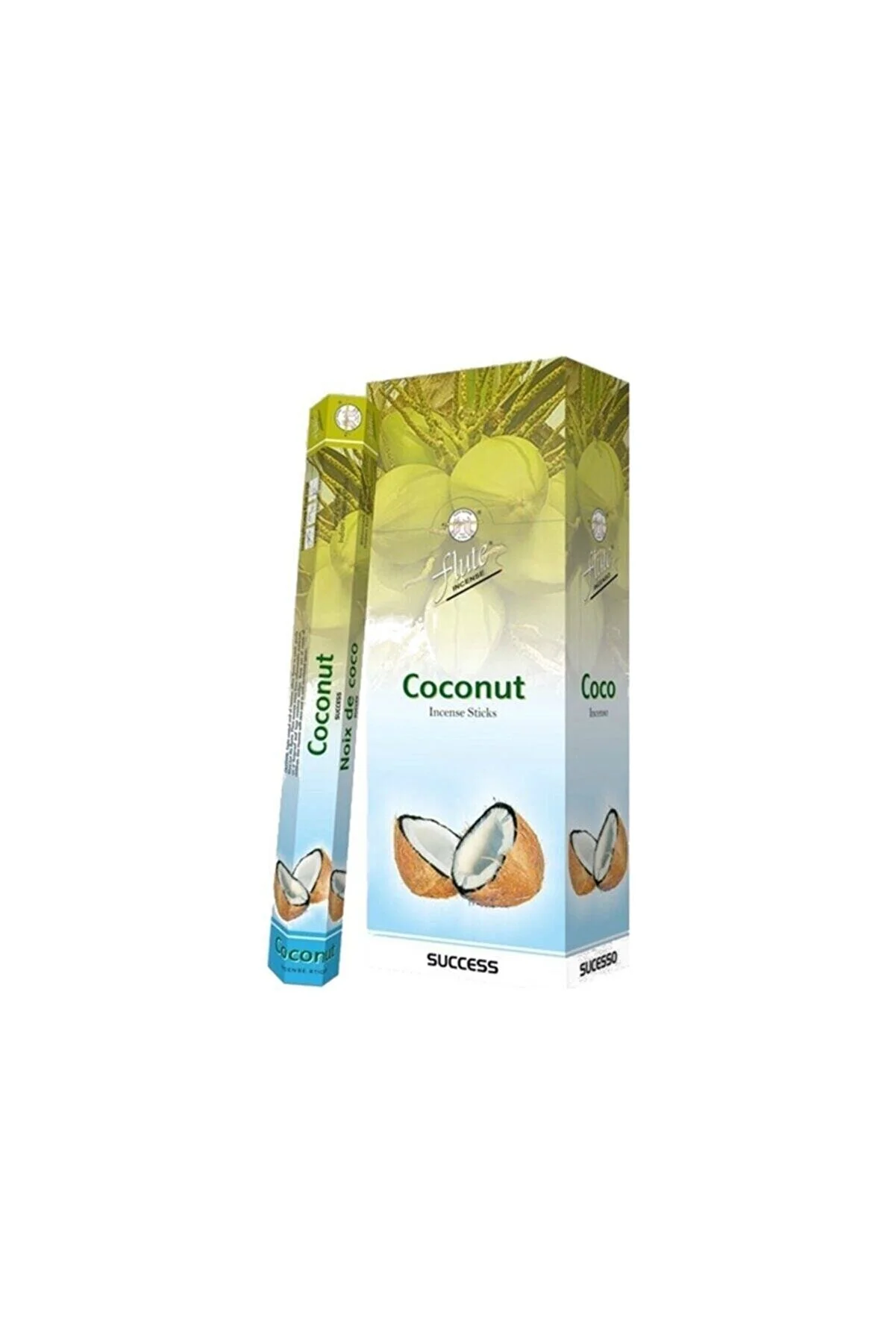 FLUTE - Flute Tütsü Hindistan Cevizi - Coconut 20 Adet Çubuk
