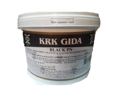 KRK - Food Black PN E151 Gıda Renklendiricisi (Siyah) Toz Gıda Boyası-1Kg