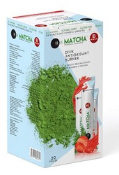 Matcha Çilek Aromalı Detox Burner Form Maça Çayı 20'li - Thumbnail