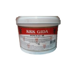 KRK - Ponceau 4R Gıda Renklendiricisi (Kırmızı) Toz Gıda Boyası E 124 -1Kg