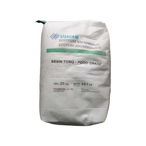 Sodyum Bikarbonat-25kg - Gıda Tipi - Şişecam( KARGO BEDAVA)