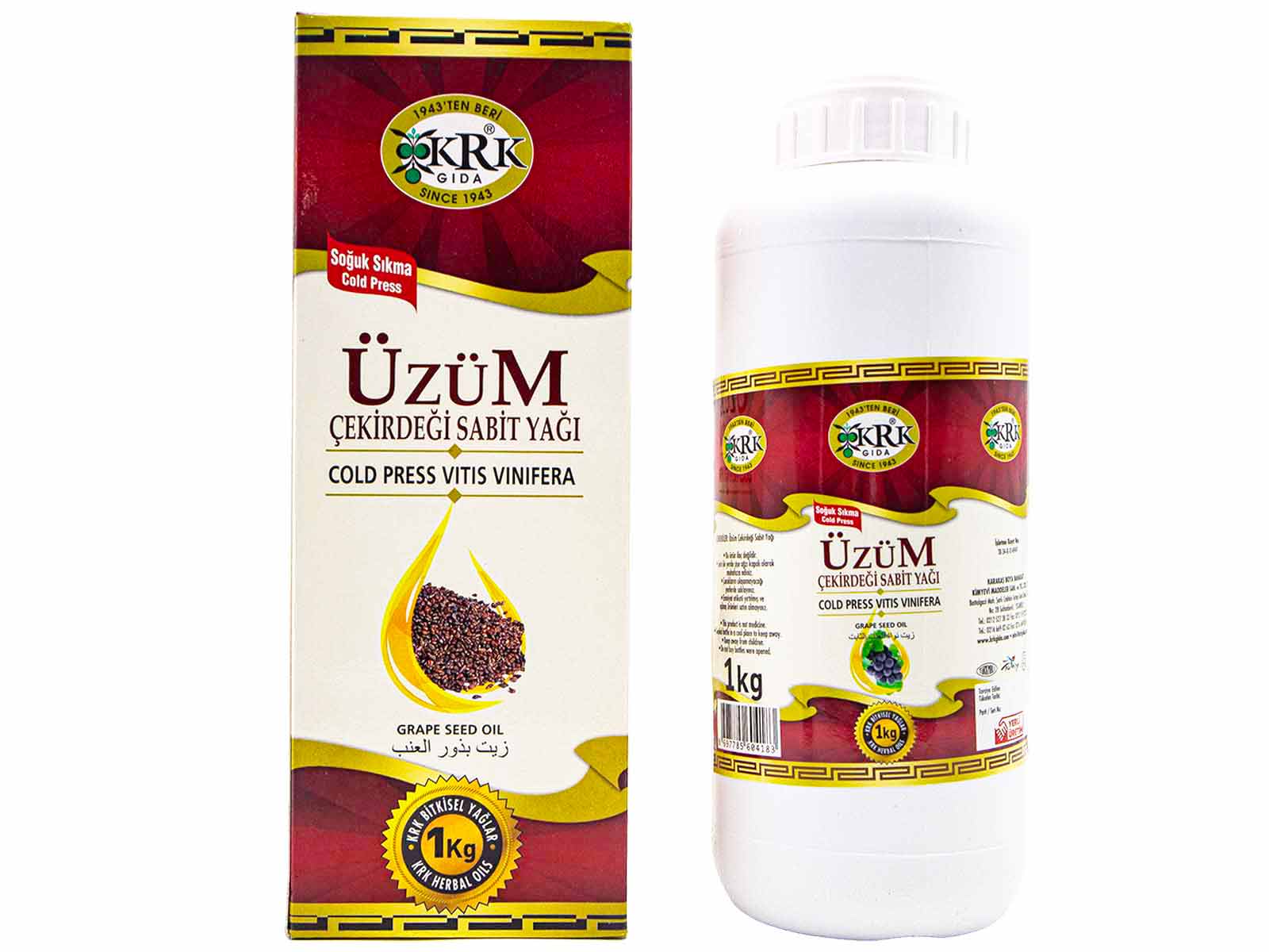 Üzüm Çekirdeği Yağı 1 kg