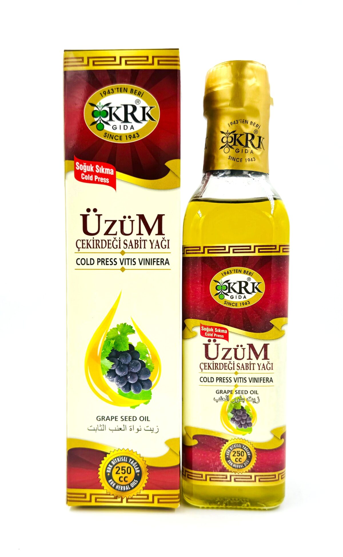 Üzüm Çekirdeği Yağı 250cc